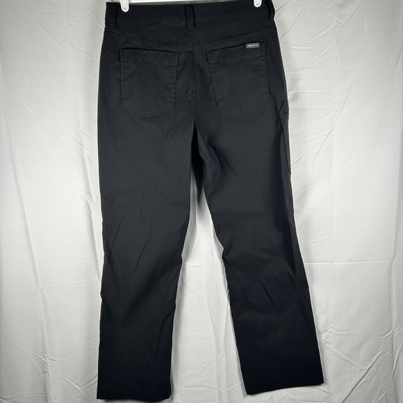 Eddie Bauer Mens Rainier Pants 32x30 Black Lightweight Travel Active Fit - Picture 4 of 7